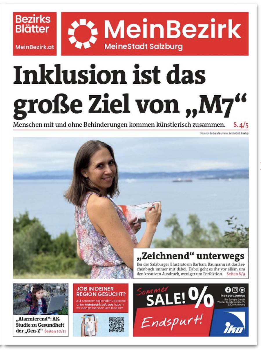 Mein Bezirk Coverstory von Lisa Gold über Barbara Baumann