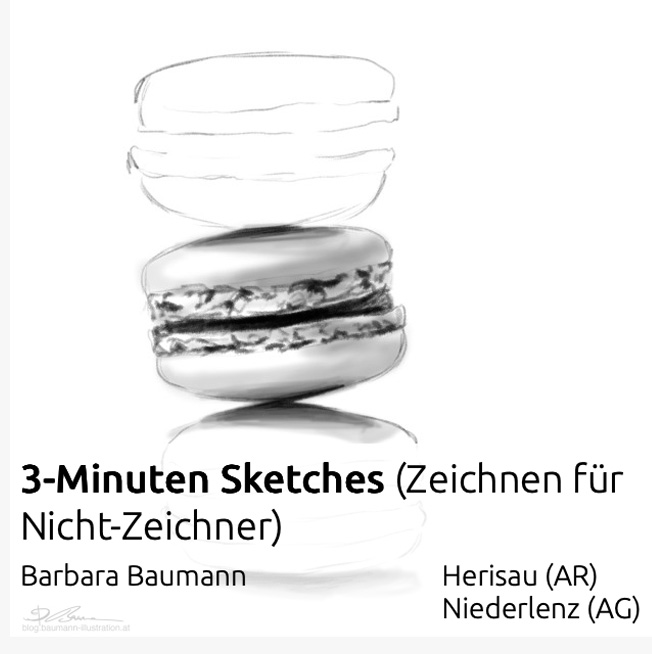 Zeichenkurs in der Schweiz bei artteams mit Barbara Baumann