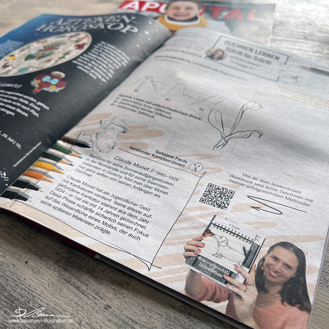 Barbara Baumann Illustration für ApoVital