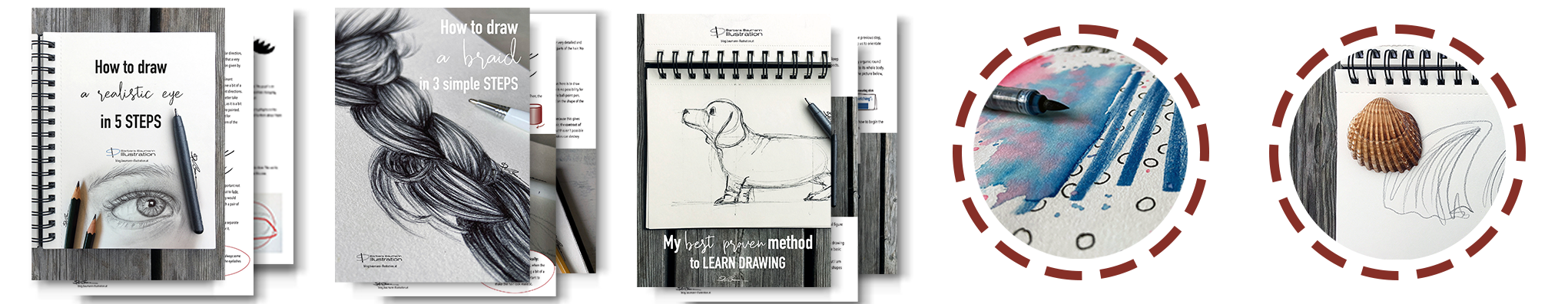 Feel the Drawing Muschel