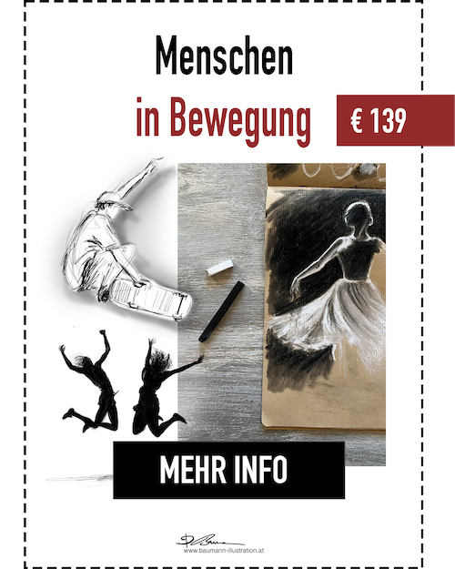 Menschenzeichenkurs Online mit lebenslangem Zugang von Barbara Baumann