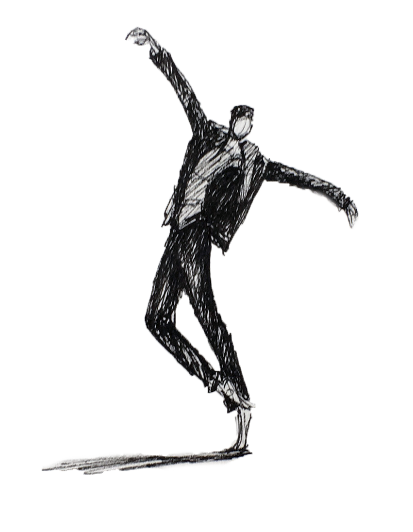 dancer Barbara Baumann sketch