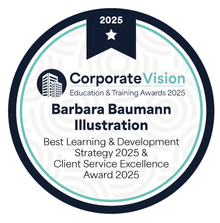 Best Learning and Development Strategy 2025 Awards for Barbara Baumann by Corporate Vision