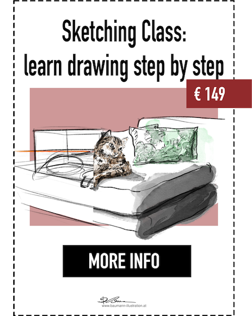 Learn Drawing Class online lifetime Access by Barbara Baumann