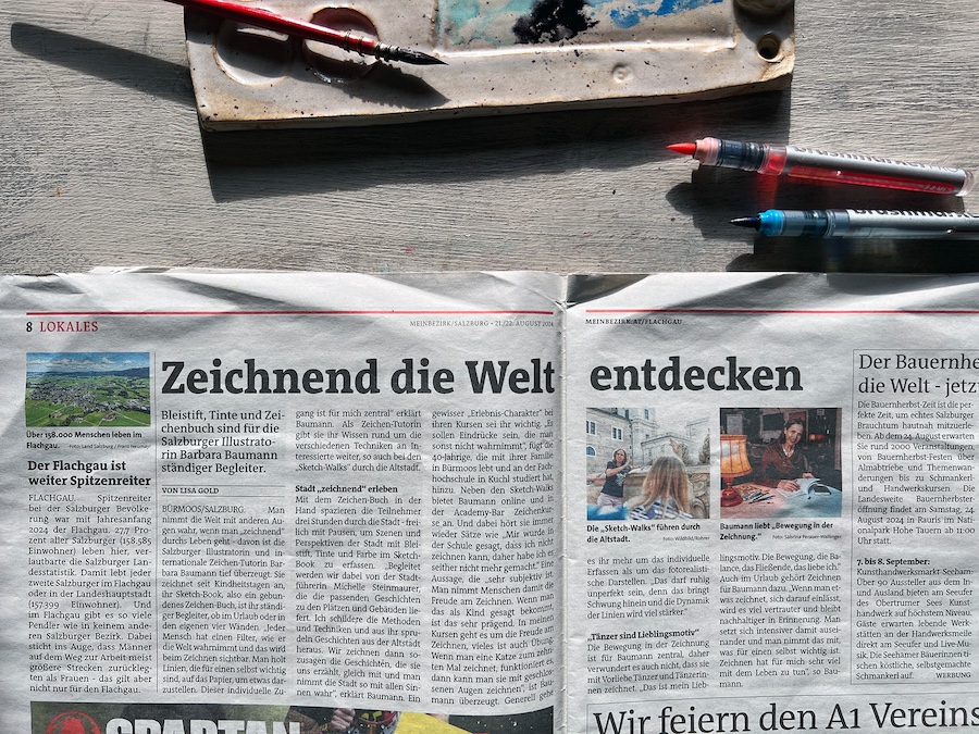 Bezirksblätter von Lisa Gold über Barbara Baumann