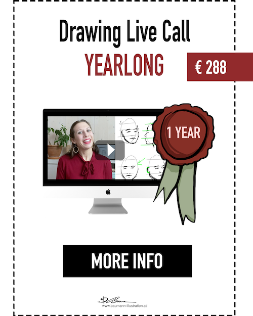 Drawing Class online lifetime Access by Barbara Baumann