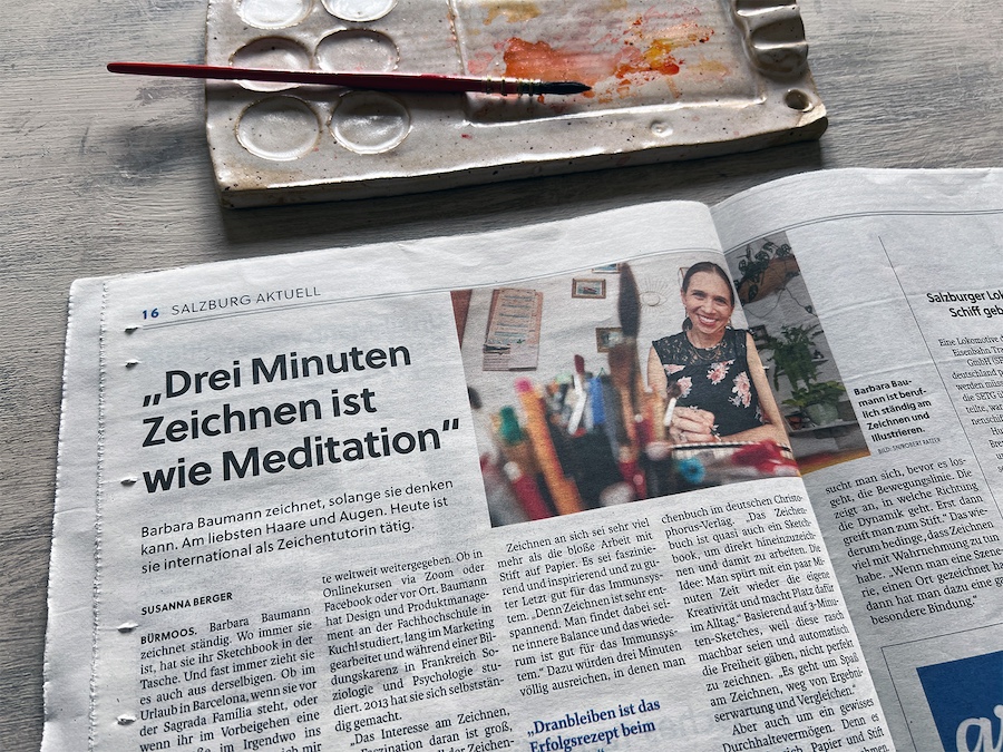 SN Artikel über Barbara Baumann von Susanne Berger